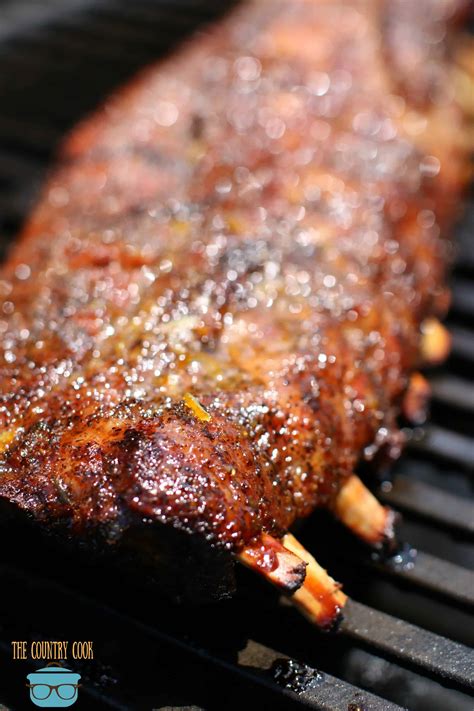 how to cook a rack of ribs on gas grill